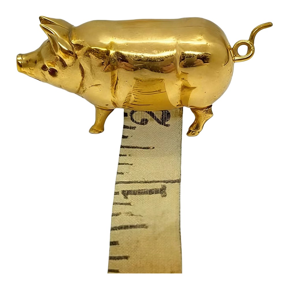 Woodworking Inspiration - Measuring Tape Vintage Pig For MINI