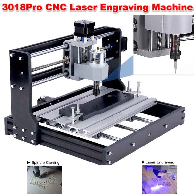 Wood Woodworking - CNC 3018Pro Woodworking Engraving Machine 15W