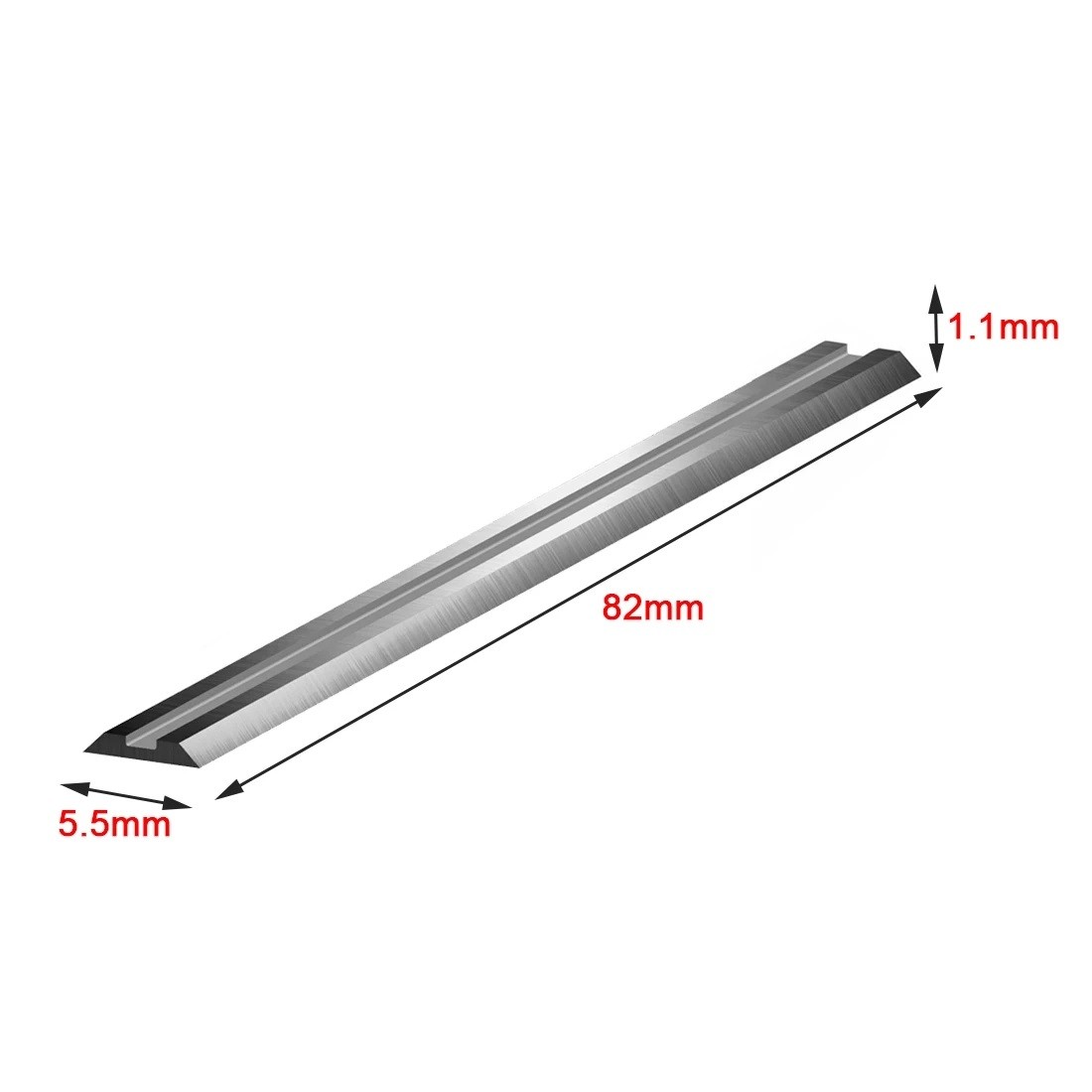 Woodworking Plan Pdf - 4pcs Carbide Planer Blades 82x5.5x1mm Reversible