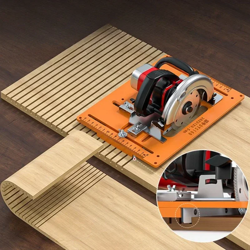 Woodworking Kumiko - Woodworking Electric Saw Base Plate Adjustable