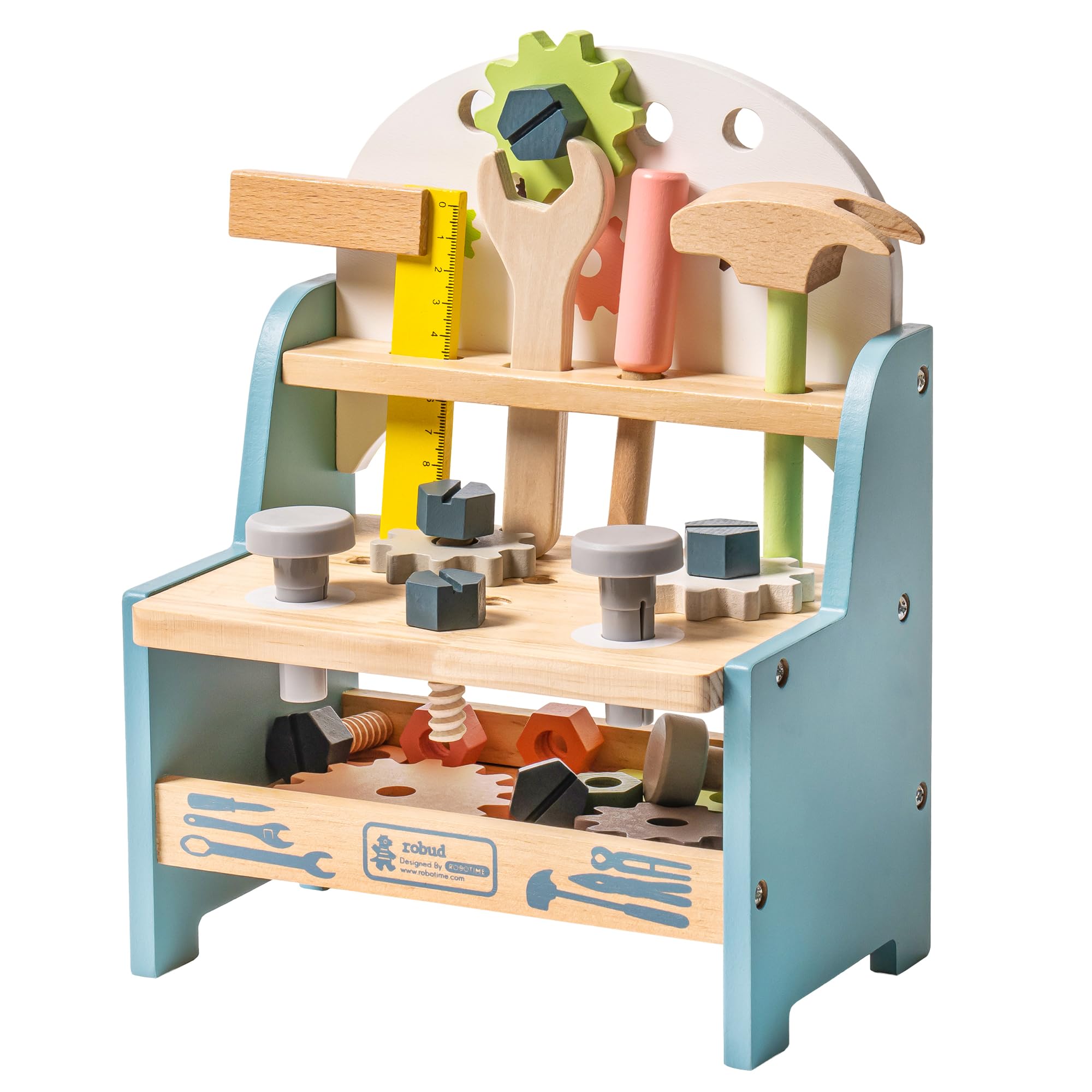 Woodworking Plan - ROBUD Mini Wooden Play Tool Workbench