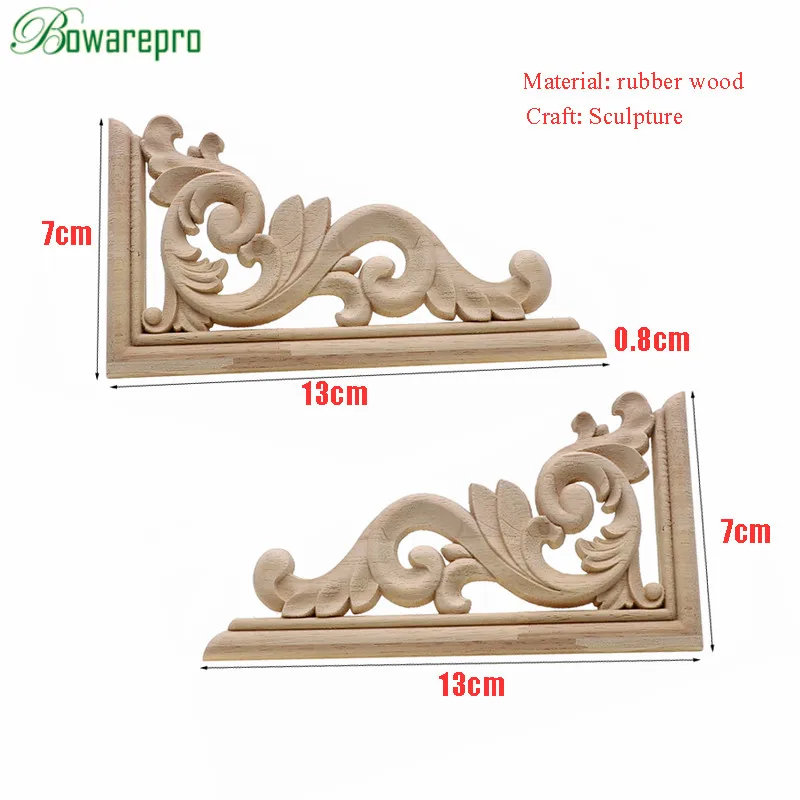 Woodworking Ideas - 13cm Unique Natural Floral Wood Carved