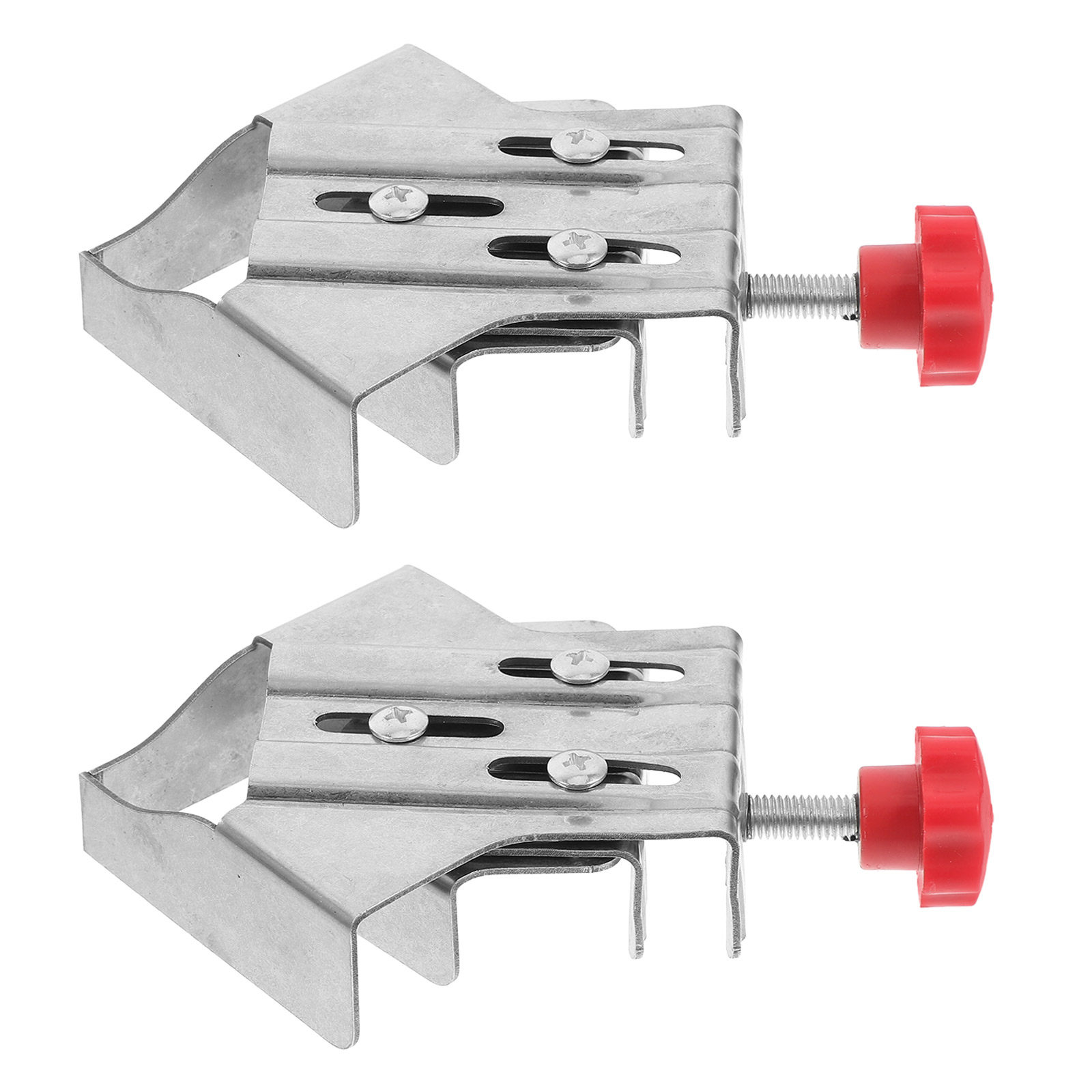 Woodworking Clamp - 2Pcs Right Angle Clamp Adjustable Stainless