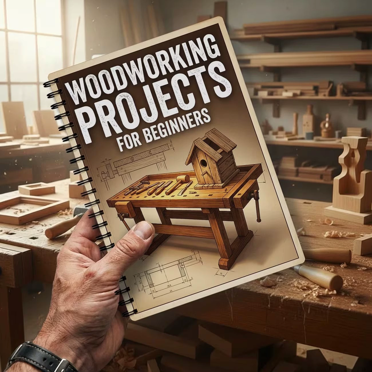Woodworking Ebook - Woodworking Projects Book For Beginners Simple