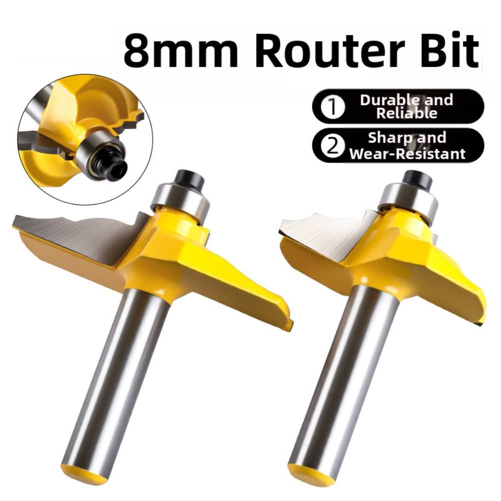 Woodworking Edge Trimmer - 1pc 8mm Shank Corner Rounding Router