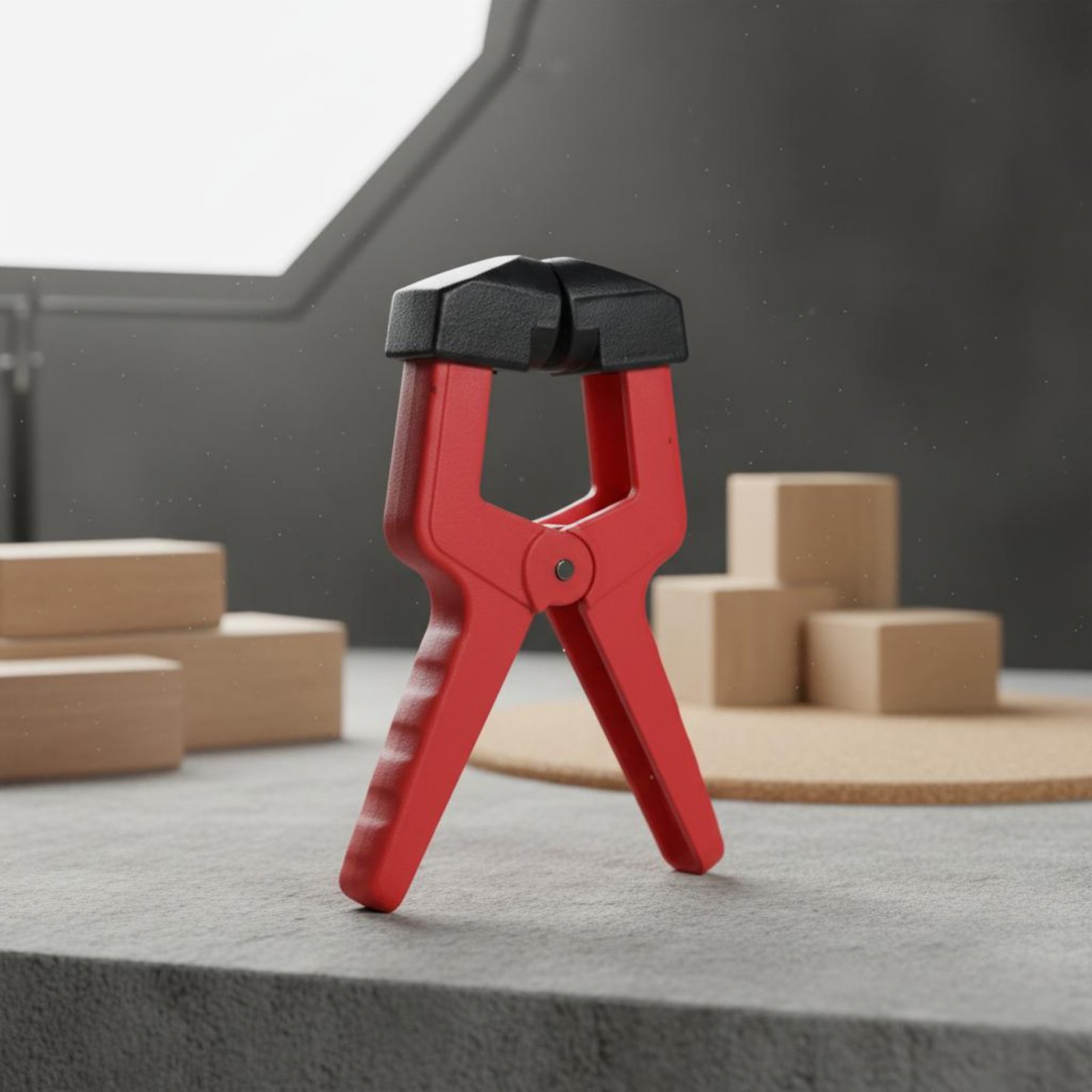 Triangular Clamp Clamp Red Col - Woodworking Clamp ulasan dan harga