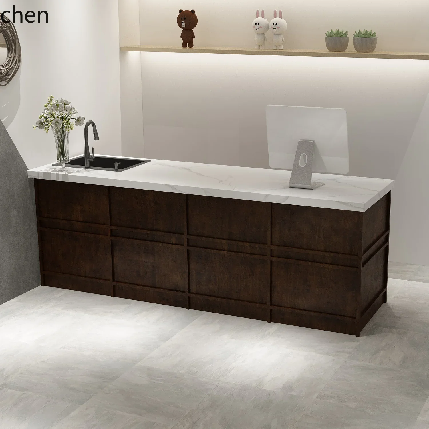TQH7.2 flower shop floral work - Wood Woodworking ulasan dan harga