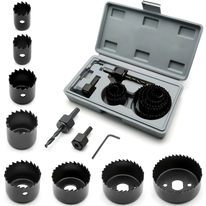 8pcs Woodworking Hole Saw Kit  - Woodworking Saw ulasan dan harga