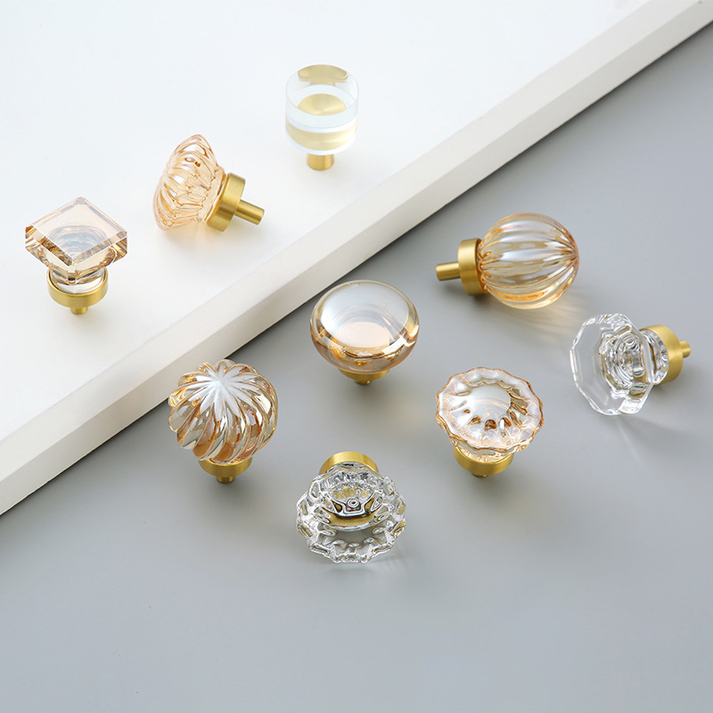 Brass Crystal Cupboard Cabinet - Woodworking Hardware ulasan dan harga
