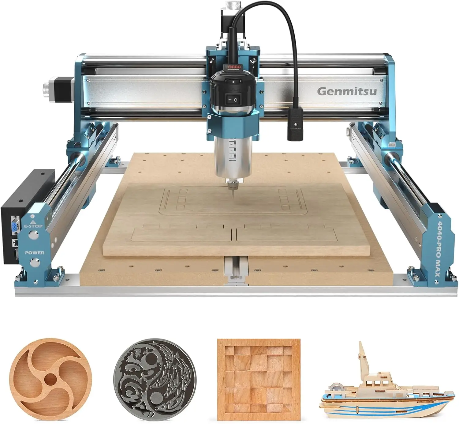 SainSmart Genmitsu 4040-PRO MA - Woodworking Cnc Machine ulasan dan harga
