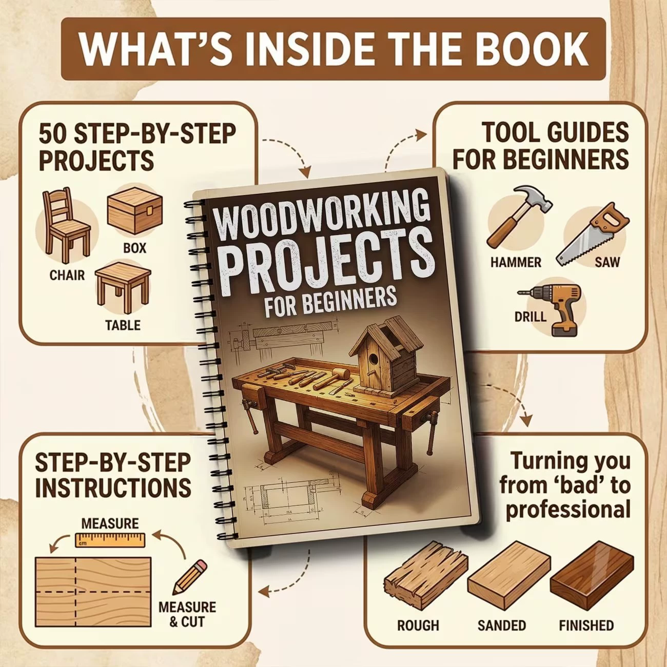 Woodworking Projects Book For  - Woodworking Ebook ulasan dan harga