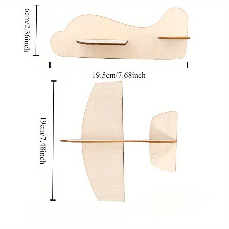 10pcs Unfinished Wooden Aircra - Woodworking Projects Art ulasan dan harga