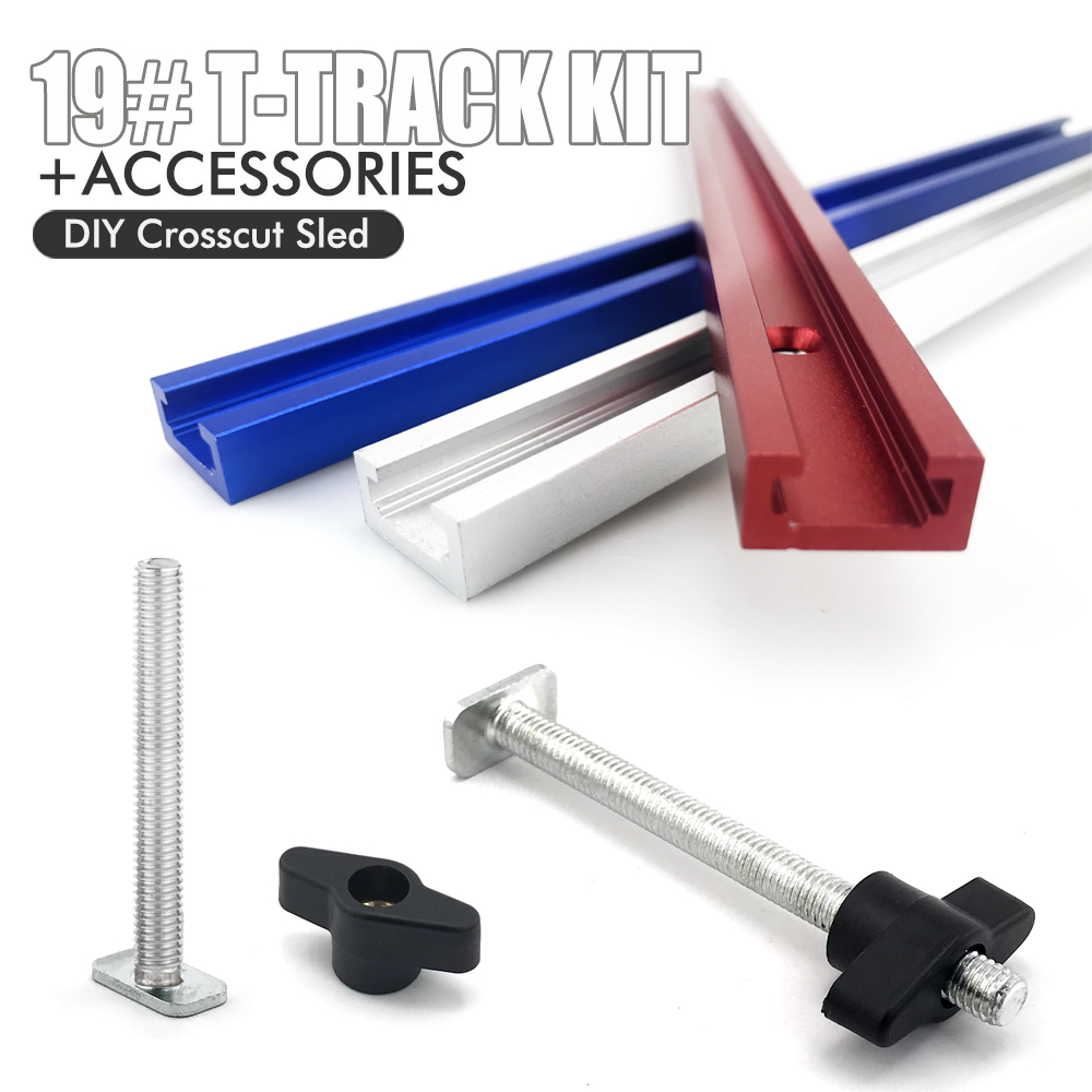Woodworking 19# T-track Kit an - Woodworking Cnc Machine ulasan dan harga