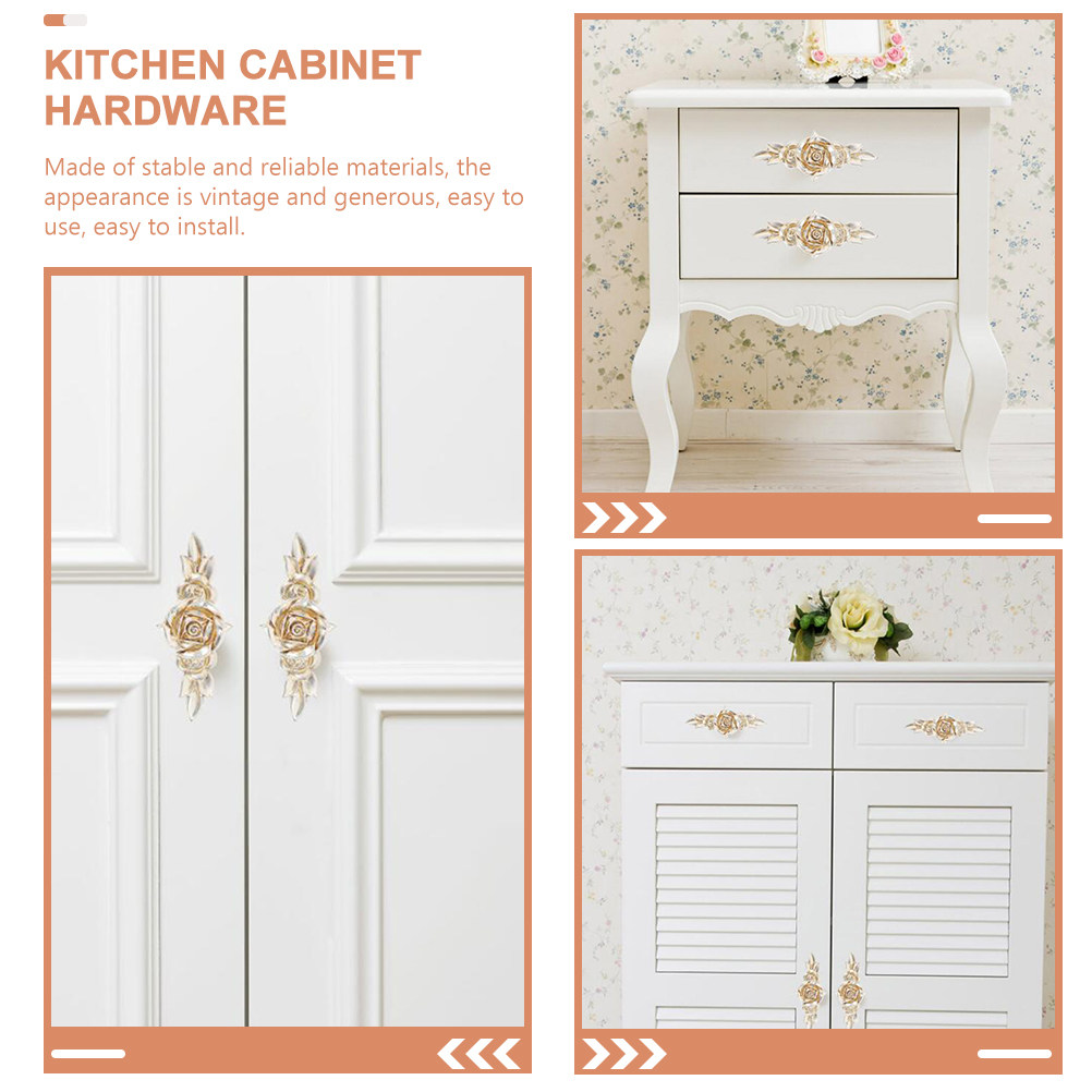 5Pcs Rose Inspired Cabinet Kno - Woodworking Inspiration ulasan dan harga