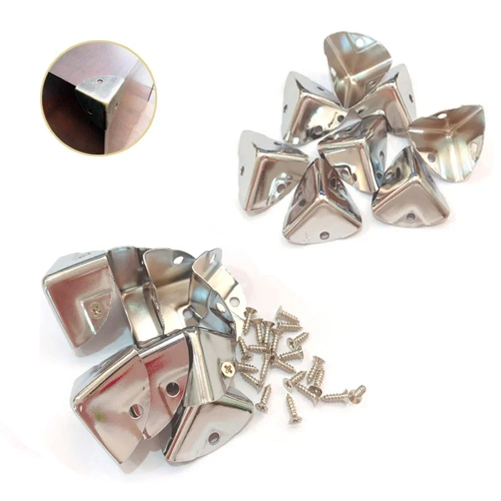 4/8/12pc Metal Box Corner Prot - Woodworking Hardware ulasan dan harga