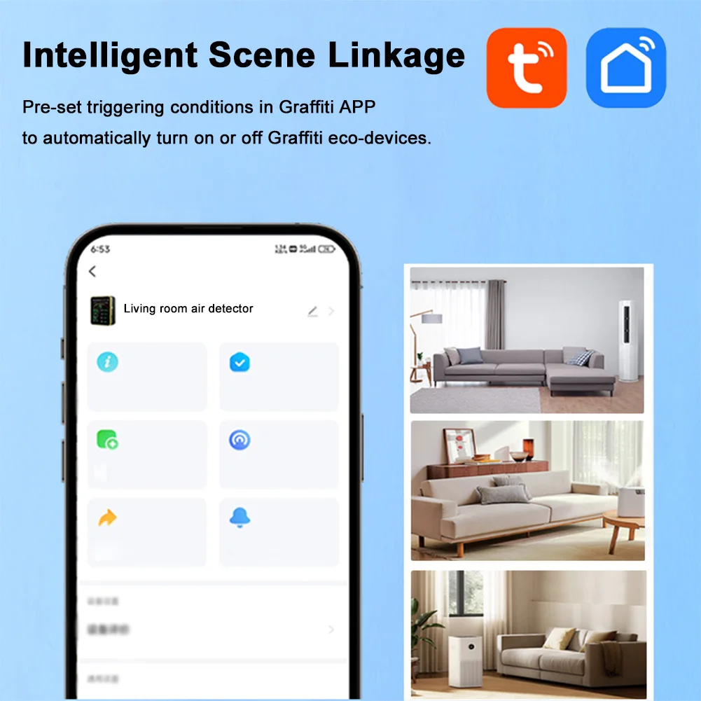 Tuya WiFi 15-in-1 Indoor Air Q - Woodworking Apps ulasan dan harga