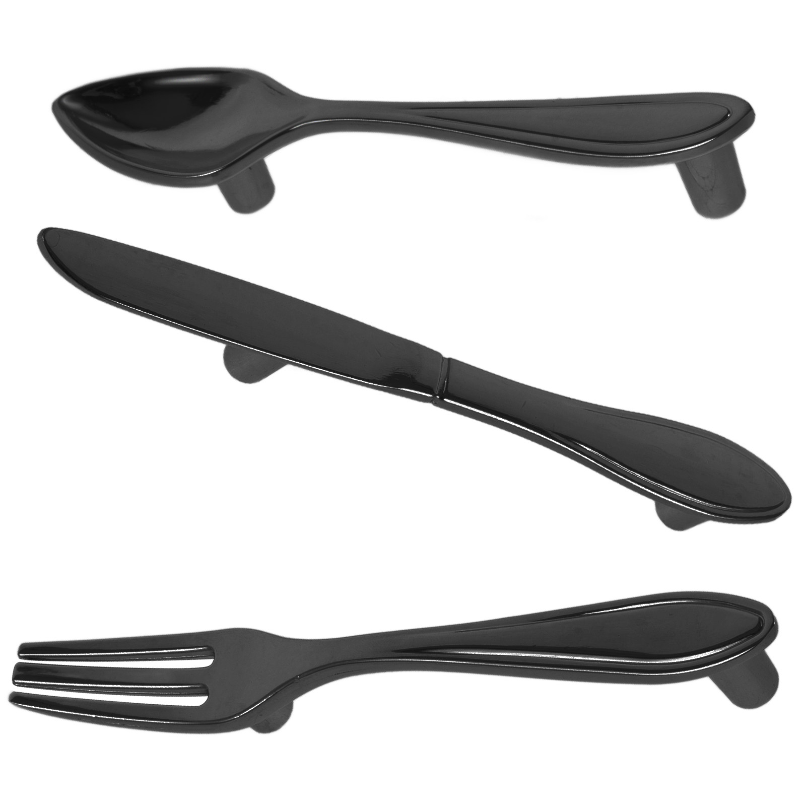 3Pcs Cutlery Inspired Cabinet  - Woodworking Inspiration ulasan dan harga
