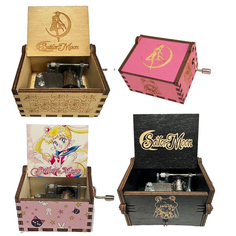 Sailor Mooned Theme Music Box  - Wood Woodworking ulasan dan harga
