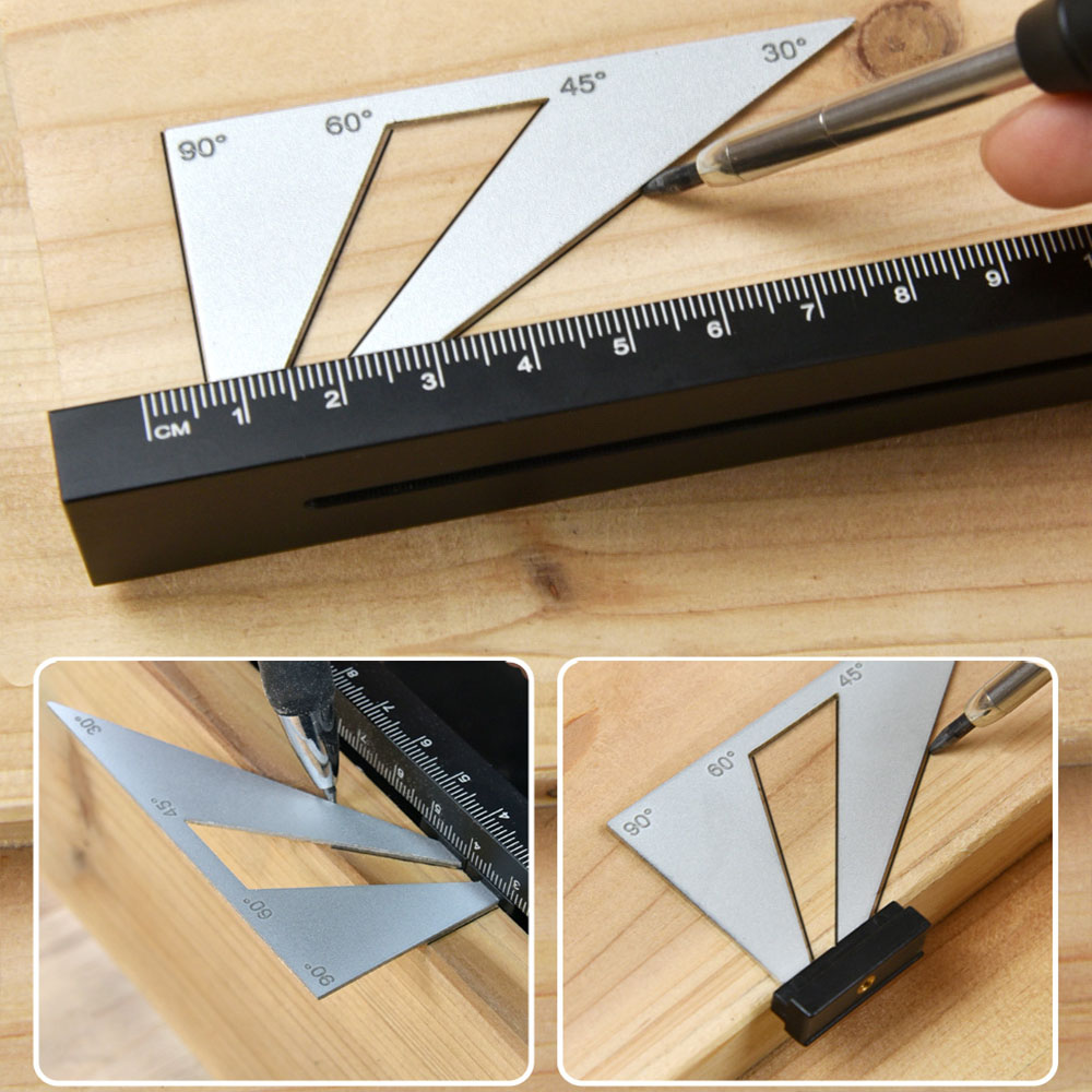 28pc/set Dovetail Tenon Markin - Woodworking Kumiko ulasan dan harga