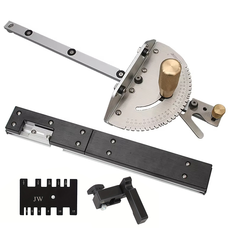 Brass Handle 450mm Miter Gauge - Woodworking Kumiko ulasan dan harga