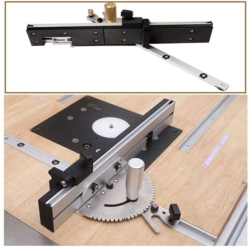 Brass Handle 450mm Miter Gauge - Woodworking Kumiko ulasan dan harga