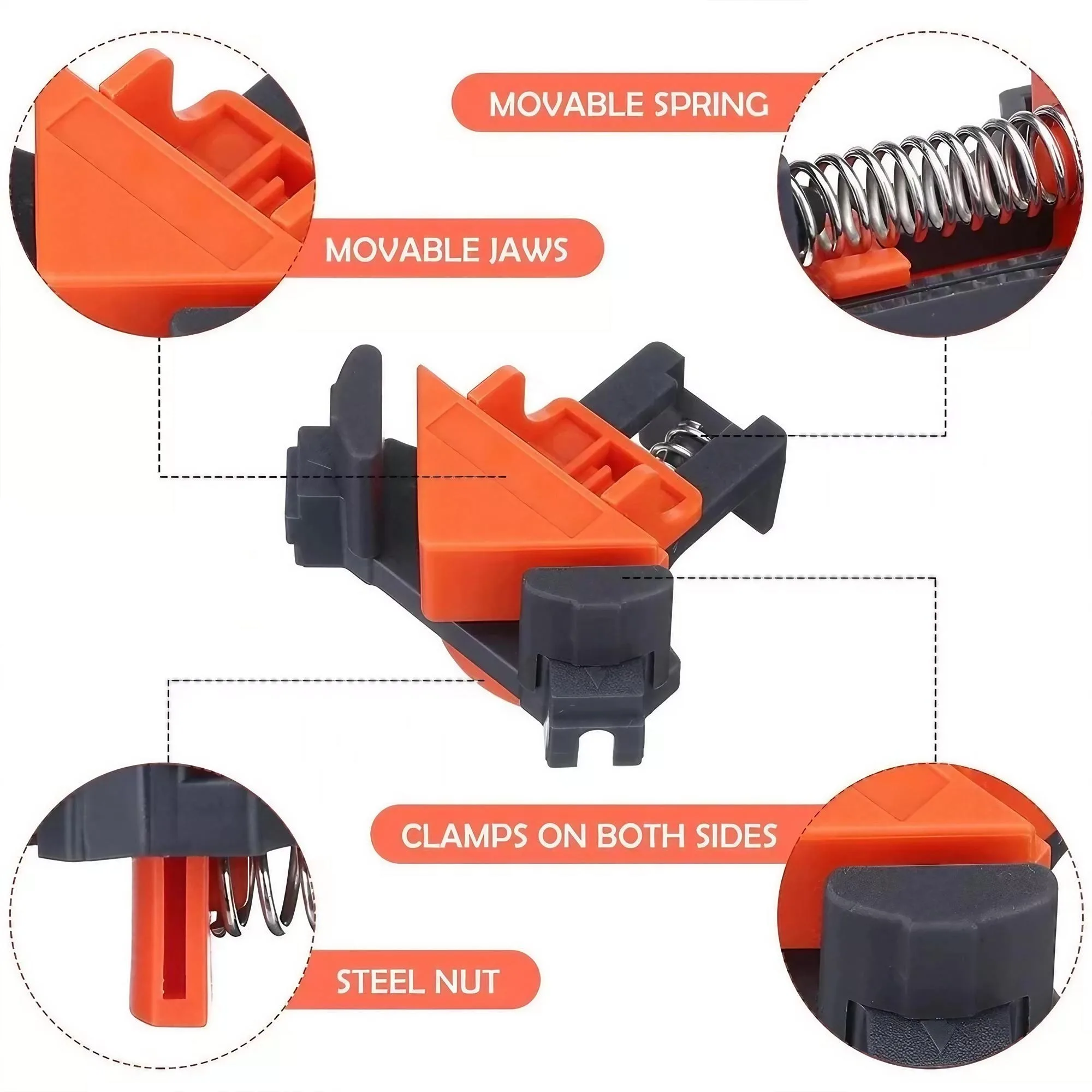 Premium 90 Degree Right Angle  - Woodworking Hardware ulasan dan harga
