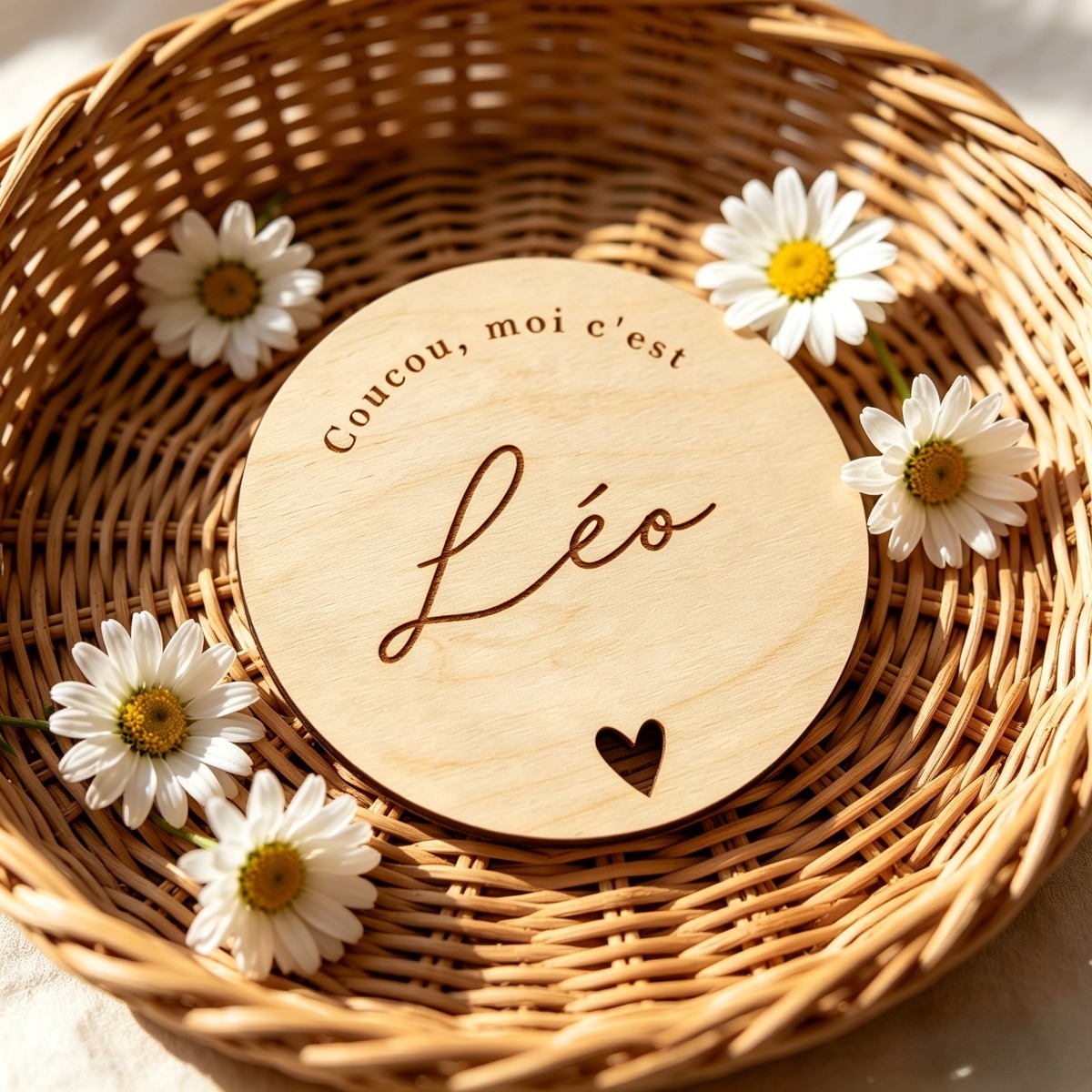 Custom Round Wooden Name Plaqu - Woodworking Laser ulasan dan harga