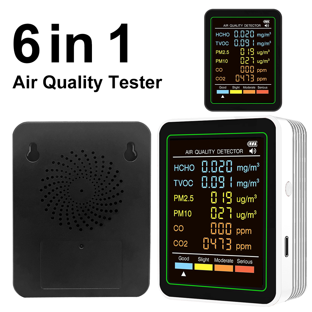 6in1 Air Quality Detector Test - Woodworking Apps ulasan dan harga