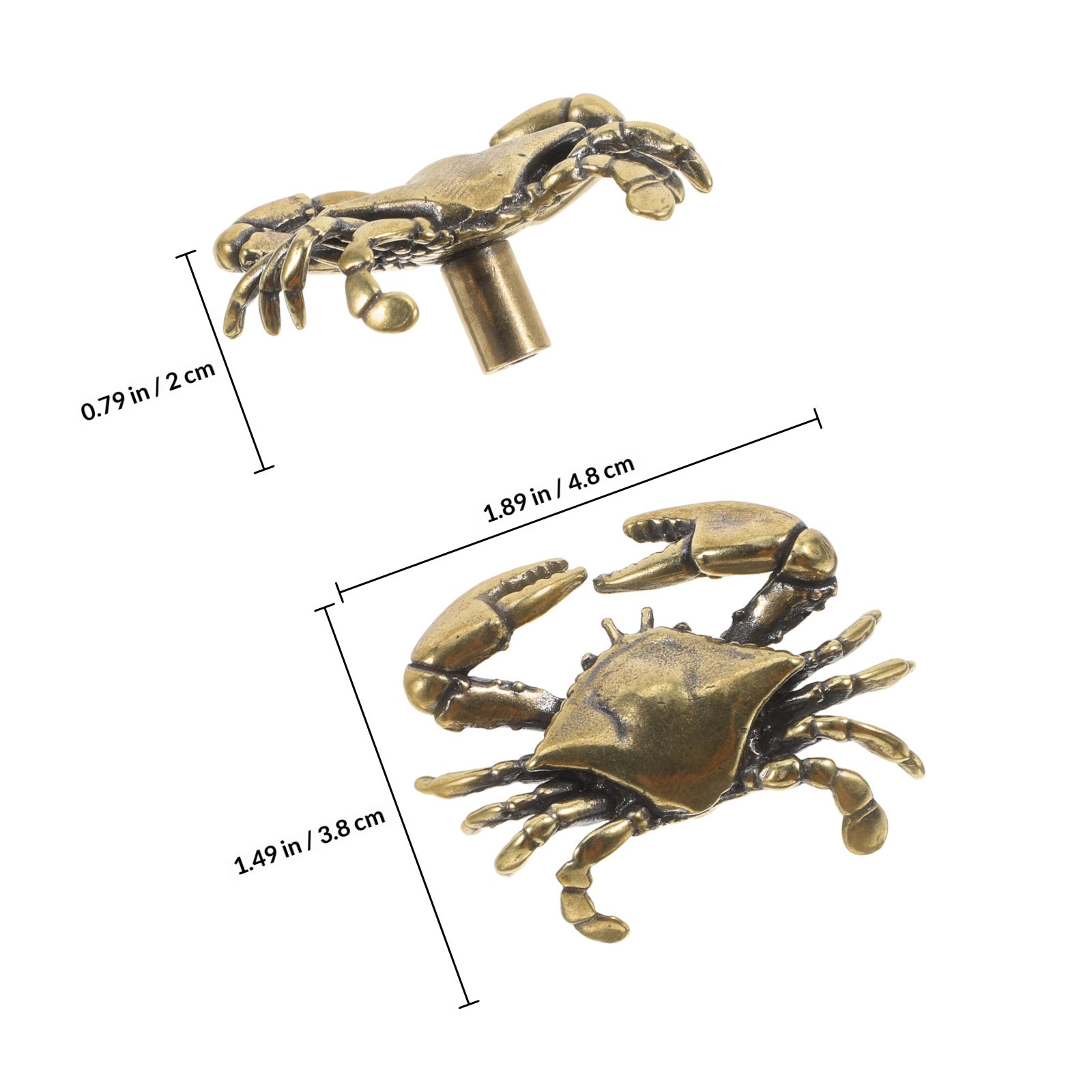 Brass Crab Door Handles Nautic - Woodworking Inspiration ulasan dan harga