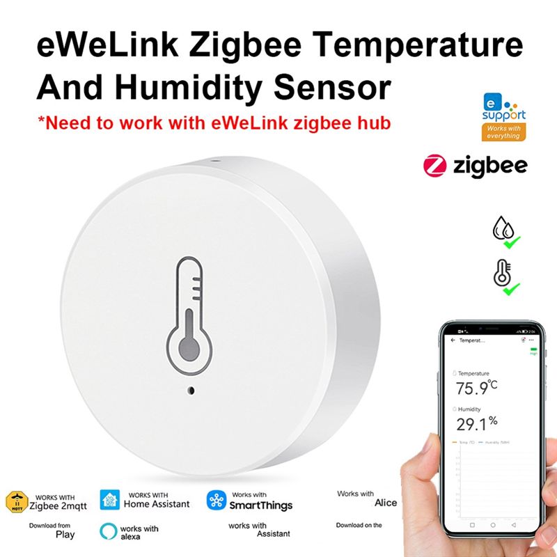 AEE6-Zigbee Temperature And Hu - Woodworking Apps ulasan dan harga