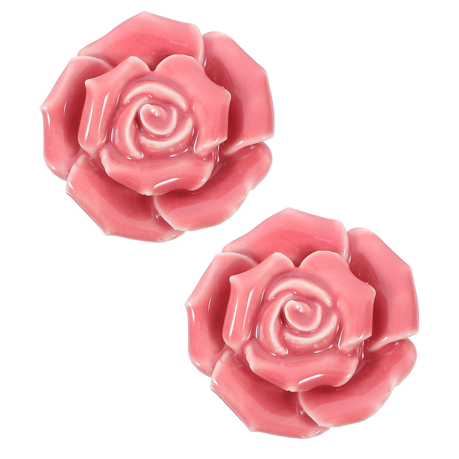 2Pcs Rose Inspired Ceramic Kno - Woodworking Inspiration ulasan dan harga