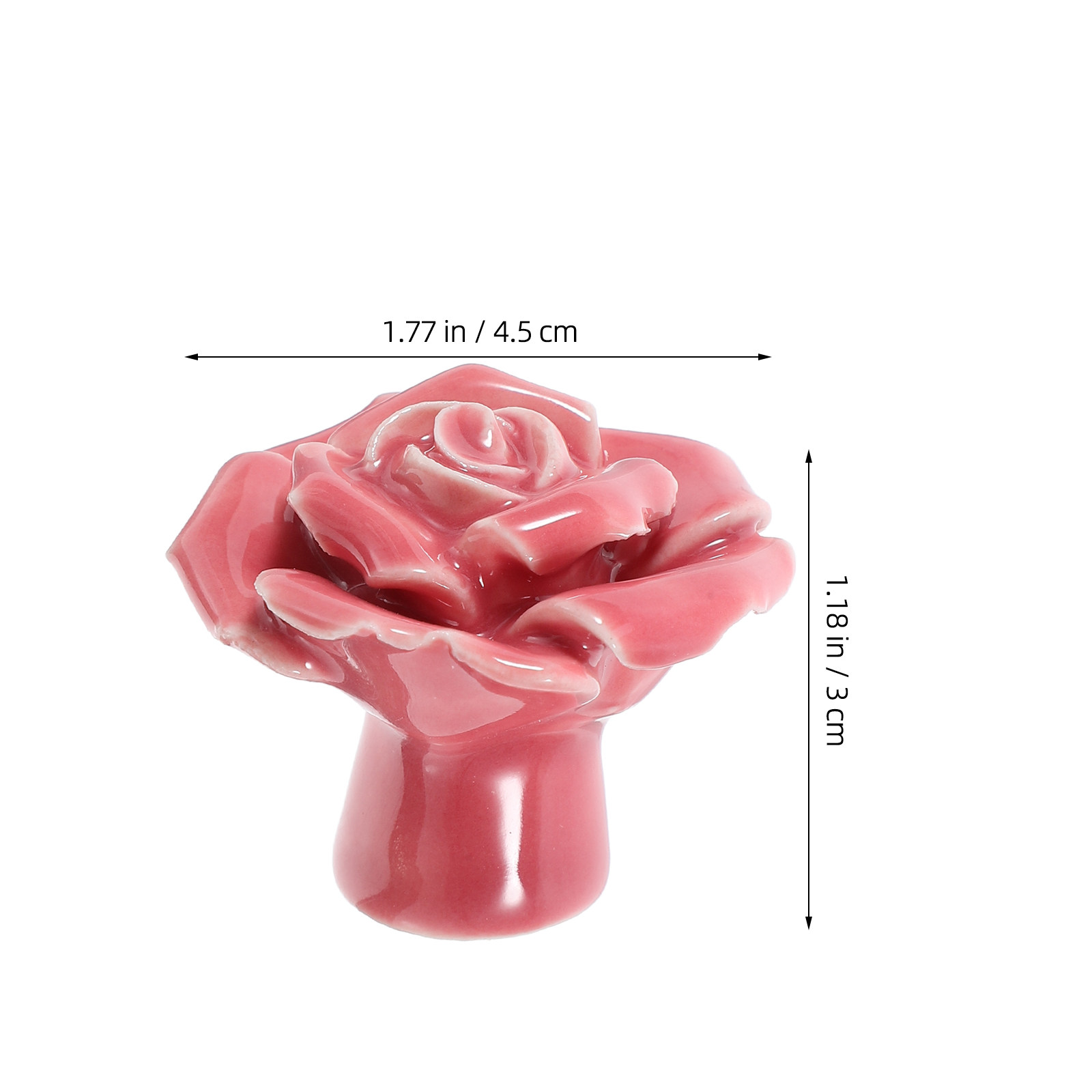 2Pcs Rose Inspired Ceramic Kno - Woodworking Inspiration ulasan dan harga
