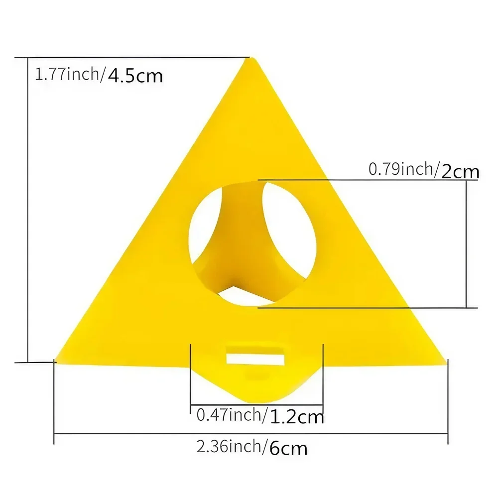 10PCS Triangle Spray Painting  - Woodworking Projects Art ulasan dan harga